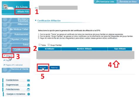 lineas famisanar|20